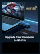 Адаптер Wi-Fi 6 Ugreen CM499 дводіапазонний 2.4G та 5G, USB 3.0, AX1800Mbps, бездротовий для ПК, ноутбука Blue (65225) - зображення 5