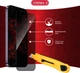 Защитное стекло для смартфона Apple iPhone 14 Pro Max антишпион Intaleo Privacy Black (1283126591976) - изображение 8