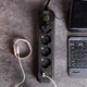 Сетевой фильтр 2.8 м удлинитель на 4 розетки с 3 USB 1 Type-C и кнопкой отключения HP-5-13MF - изображение 2