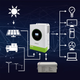 Гібридний інвертор Qoltec 6.2 kW 120A 48V MPPT BMS Sinus Wi-Fi option (5901878538662) - зображення 7
