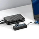 USB-хаб ORICO Універсальний на 4 порти з розширеним інтерфейсом Чорний (1015-824-00) - зображення 4