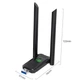 Двухдиапазонный USB Wi-Fi адаптер BauTech с поддержкой 5G Чёрный (1015-828-00) - изображение 4
