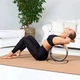 Колесо для йоги и фитнеса (йога кольцо) пробковое 32х13см OSPORT Fit Wheel Yoga (MS 4199) Белый - изображение 3