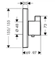 Термостат для душу HANSGROHE SHOWER SELECT HIGHFOW 15760670 - зображення 2