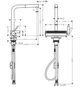 Кухонный смеситель HANSGROHE AQUNO SELECT M81 73836670 - изображение 2