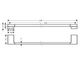 Держатель для полотенца HANSGROHE ADDSTORIS 41747670 - изображение 2