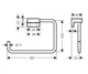 Держатель-кольцо для полотенец HANSGROHE ADDSTORIS 41754340 - изображение 2