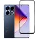 Защитное стекло LUX для Infinix Note 40 (X6853) полная проклейка черный - изображение 1