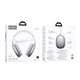 Бездротові навушники Bluetooth Hoco W65 накладні з мікрофоном Silver - зображення 4