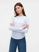 Лонгслів довгий жіночий GAP 857868324 L Блакитний (1159837362) - зображення 1