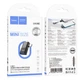 Адаптер Hoco UA36E iP male/Type-C male to USB female OTG 2-in-1 transparent adapter Black - изображение 2