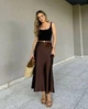 Женская юбка Fashion YSBF1362Brown 42-44 Коричневая (2000000907079) - изображение 2