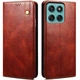 Чохол-книжка з кишеньками UniCase Leather Wallet для Motorola Edge 60 Pro - Brown - зображення 1