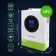 Hybrydowy inwerter Qoltec 6.2 kW 120A 48V MPPT 12 units BMS Sinus Wi-Fi option (5901878538617) - obraz 3