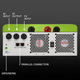 Hybrydowy inwerter Qoltec 6.2 kW 120A 48V MPPT 12 units BMS Sinus Wi-Fi option (5901878538617) - obraz 5