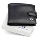 Класичне чоловіче портмоне з натуральної шкіри ST Leather ST102 чорне 9,5 см - зображення 3