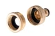 Адаптер латунный Intertool-Storm - на коннектор 1/2" с внутренней резьбой 3/4" и 1" (GE-1211) - изображение 3