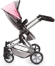 Wózek dla lalki Bayer Design City Neo 18125AA Szaro-różowy (4003336181258) - obraz 9
