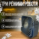 Портативний вентилятор з живленням від USB A031 Сірий - зображення 6