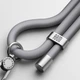 Ремінець для смартфону ArmorStandart Silicone Rope Titanium Grey with Grey holder (ARM76276) - зображення 1