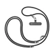 Ремешок для смартфона ArmorStandart Silicone Rope Titanium Black with Grey holder (ARM76273) - изображение 2