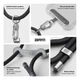 Ремешок для смартфона ArmorStandart Silicone Rope Titanium Black with Grey holder (ARM76273) - изображение 3