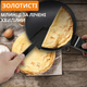 Блинница Sokany электрическая 20 см 650 Вт антипригарная, погружная, в комплекте миска и венчик, черная - изображение 5