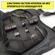 Разгрузка мужская (нагрудная сумка из Cordura 1000D) с липучками на патче (патч-панель) черная (49729483908302) - изображение 8