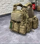 Тактическая армейская штурмовая плитоноска Asdag с быстрым сбросом Cordura 1000D пиксель - изображение 2