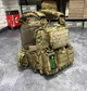 Тактическая армейская штурмовая плитоноска Asdag с быстрым сбросом Cordura 1000D пиксель - изображение 3