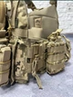 Тактическая армейская штурмовая плитоноска Asdag с быстрым сбросом Cordura 1000D пиксель - изображение 6