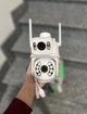 IP WiFi Камера видеонаблюдения ICSEE 2 независимых объектива 8MP уличная поворотная UKC - изображение 5