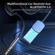 Bluetooth 5.0 ресивер Essager USB to 3.5mm Aux Adapter Car Wireless Receiver Jack Audio Music Mic Handsfree Car Kit Speaker Transmitter микрофон|свободные руки EBTEB01-JS0A Grey - изображение 5
