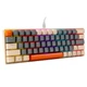 Клавиатура TWolf T60 игровая, механическая, Blue Switch, Type-C, Синий, Белый - изображение 2