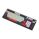 Клавіатура T-Wolf T70, ігрова, LED, Red Switch, Type-C, 2.4GHz, BT5.1, 2000mAh, 6-8h, чорний, червоний - зображення 3