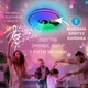 Музыкальная светодиодная люстра SONG R RGB 60W Esllse с динамиком и приложением для смартфона APP Ø380х70мм - изображение 7