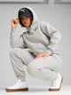 Спортивные штаны женские Puma Ess Small No. 1 Logo Comfort High-Waist 68245804 XS Light Gray Heather (4067983634208) - изображение 3