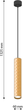 Żyrandol wiszący DPM SL-0469 GU10 Gold (5906881231432) - obraz 3