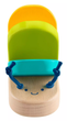 Zabawka Fisher Price JCY39 drewniana klapiąca gąsienica sensoryczna (194735279371) - obraz 5