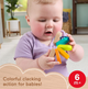 Zabawka Fisher Price JCY39 drewniana klapiąca gąsienica sensoryczna (194735279371) - obraz 6