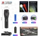 Фонарь ручний акумуляторний Red light BL 1831-3 два режими червоний і білий акумулятор Li-ion 18650 анодований алюміній - зображення 4