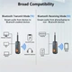 Bluetooth-адаптер BT970 универсальный передатчик и приемник 5.2 aptx hd aptx ll до 10 м - изображение 3
