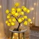 Светодиодное дерево "Желтые Розы" 50 см 24 LED USB мягкое освещение - изображение 2