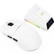 Бездротова магнітна миша Ajazz AJ159 APEX PAW3950 400 мАч RGB Білий - зображення 3