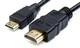 Кабель мультимедийный HDMI -> Mini HDMI 50 cм (0.5м) 1.4v 2К FULL HD 1080P Черный - изображение 3