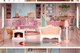 Drewniany domek dla lalek Ecotoys Barbie z zestawem mebli (D8112) (5905817000197) - obraz 5