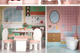 Drewniany domek dla lalek Ecotoys Barbie z zestawem mebli (D8112) (5905817000197) - obraz 6