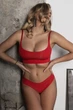 Комплект нижнего белья топ и трусики-слипы Totalfit T50 Красный L (SET2W-Q4) - изображение 8