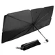 Сонцезахисна парасолька для автомобіля SunShield 126*140*80cm black - зображення 3