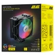 Процесорний кулер 2E GAMING Air Cool ACN120B-ARGB, LGA1851, 1700, 1200, 115x, 1366, AM5, AM4, AM3, AM3+, 4pin PWM, 3pin +5VARGB, TDP 180W - зображення 12